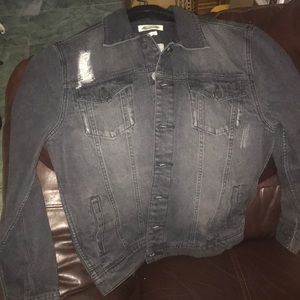 Blackish Grey jean jacket